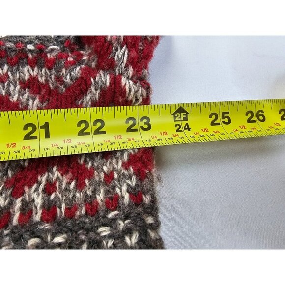 Eddie Bauer Size Large Men 1/4 Zip Lambs Wool Blend Pullover Long Sleeve Sweater - Picture 2 of 8